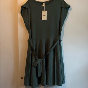 Pact Sage Green Mini dress